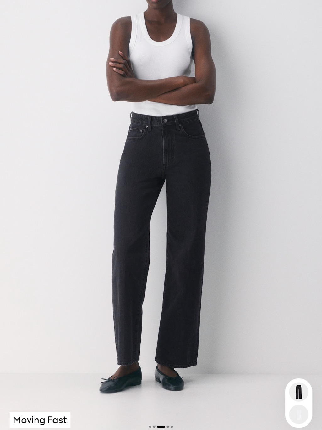 Aritzia Denim Forum Farrah Curve Fit High Rise Wide Leg Jean